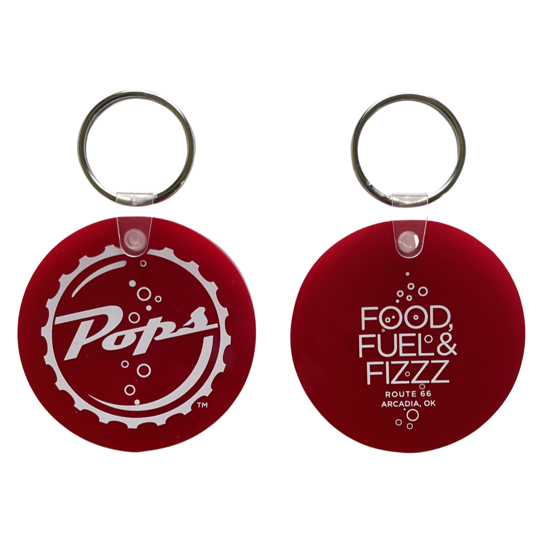 Pops Logo Key Chain