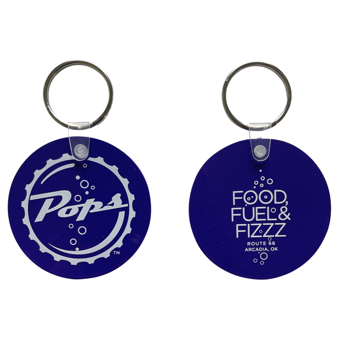 Pops Logo Key Chain